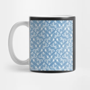 Pattern with a drawing of a dog head in profile Mug